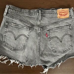 Levi's Women's Black Denim Jean Shorts